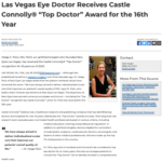 Las Vegas Ophthalmologist Named Castle Connolly “Top Doctor” for 16th Year
